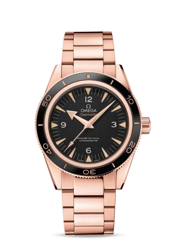 Omega - 233.60.41.21.01.001 Seamaster 300 Master Co-Axial Sedna Gold / Black / Bracelet