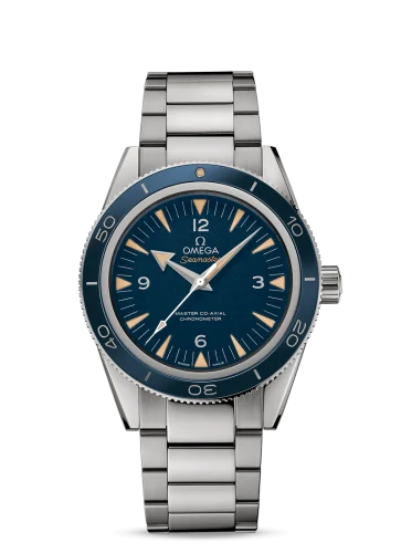 Omega - 233.90.41.21.03.001 Seamaster 300 Master Co-Axial Titanium / Blue / Bracelet