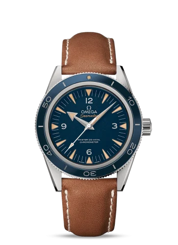 Omega - 233.92.41.21.03.001 Seamaster 300 Master Co-Axial Titanium / Blue / Strap