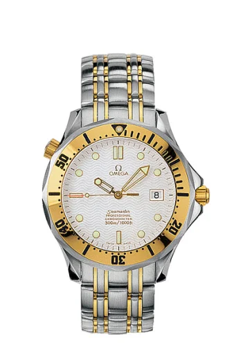 Omega - 2332.20.00 Seamaster Diver 300M Automatic 41 Stainless Steel / Yellow Gold / White / Bracelet