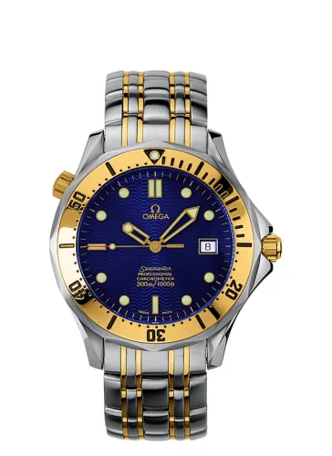 Omega - 2332.80.00 Seamaster Diver 300M Automatic 41 Stainless Steel / Yellow Gold / Blue / Bracelet