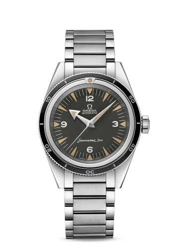 Omega - 234.10.39.20.01.001 Seamaster 300 Master Co-Axial Stainless Steel / Black / Bracelet / 60th Anniversary