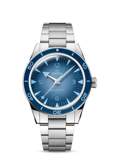 Omega - 234.30.41.21.03.002 Seamaster 300 Master Chronometer Stainless Steel / Summer Blue / Bracelet