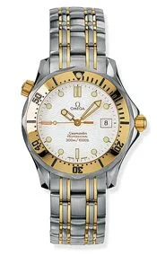 Omega - 2362.20.00 Seamaster Diver 300M Quartz 36.25 Stainless Steel / Yellow Gold / White / Bracelet