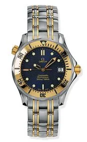 Omega - 2362.80.00 Seamaster Diver 300M Quartz 36.25 Stainless Steel / Yellow Gold / Blue / Bracelet