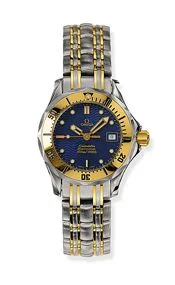 Omega Seamaster Diver 300M Quartz 28 Stainless Steel / Yellow Gold / Blue / Bracelet