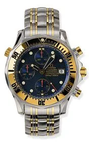 Omega - 2398.80.00 Seamaster Diver 300M Automatic 41.5 Chronograph Stainless Steel / Yellow Gold / Blue / Bracelet