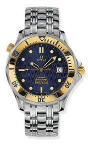Omega - 2432.80.00 Seamaster Diver 300M Automatic 41 Stainless Steel / Yellow Gold / Blue / Bracelet