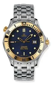 Omega - 2442.80.00 Seamaster Diver 300M Quartz 41 Stainless Steel / Yellow Gold / Blue / Bracelet