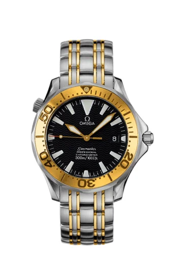 Omega - 2453.50.00 Seamaster Diver 300M Automatic 36.25 Stainless Steel / Yellow Gold / Black / Bracelet