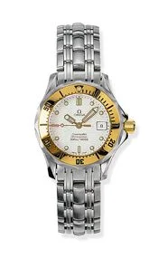 Omega Seamaster Diver 300M Quartz 28 Stainless Steel / Yellow Gold / White / Bracelet