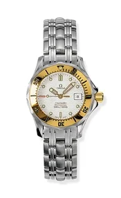 Omega Omega - 2482.20.00 Seamaster Diver 300M Quartz 28 Stainless Steel / Yellow Gold / White / Bracelet