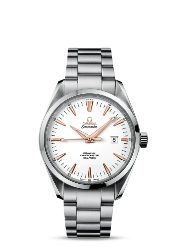 Omega - 2503.34.00 Seamaster Aqua Terra 150M Co-Axial 39.2 Stainless Steel / White / Bracelet