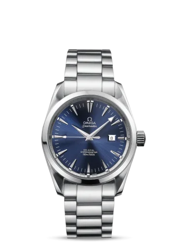 Omega - 2504.80.00 Seamaster Aqua Terra 150M Co-Axial 36.2 Stainless Steel / Blue / Bracelet