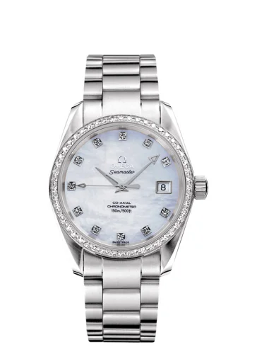 Omega - 2509.75.00 Seamaster Aqua Terra 150M Co-Axial 36.2 Stainless Steel / Diamond / MOP / Bracelet