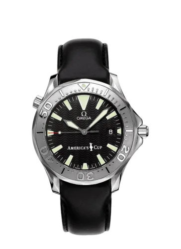 Omega - 2833.50.91 Seamaster Diver 300M Automatic 41 Stainless Steel / White Gold / Black / Leather / America's Cup
