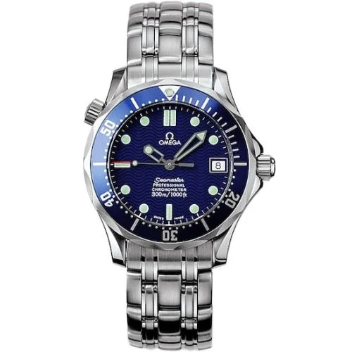 Omega - 2551.80.00 Seamaster Diver 300M Automatic 36.25 Stainless Steel / Blue / Bracelet