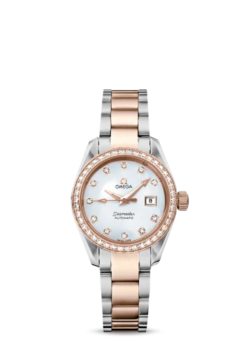 Omega Seamaster Aqua Terra 150M Automatic 29.2 Stainless Steel / Red Gold / Diamond / MOP / Bracelet