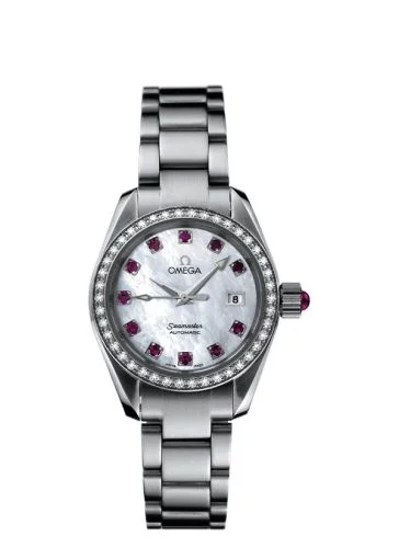 Omega Seamaster Aqua Terra 150M Automatic 29.2 Stainless Steel / Diamond / MOP - Ruby / Bracelet