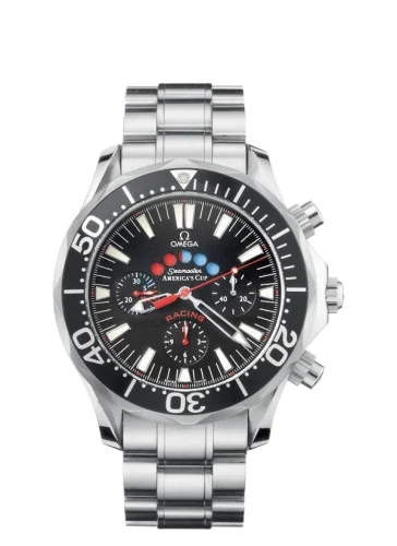 Omega Seamaster Diver 300M Automatic 44 Racing Chronometer Stainless Steel / Black / America's Cup