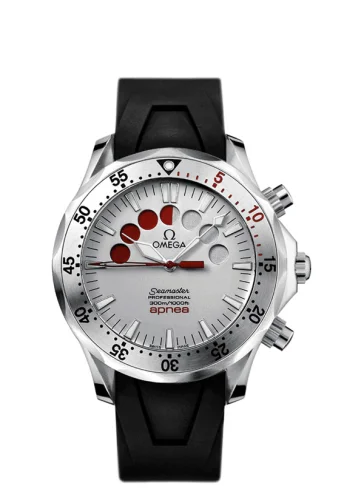 Omega Seamaster Diver 300M Automatic 41.5 Apnea Stainless Steel / Silver / Rubber