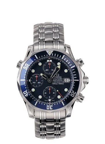 Omega - 2599.80.00 Seamaster Diver 300M Automatic 41.5 Chronograph Stainless Steel / Blue / Bracelet