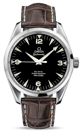 Omega - 2803.52.37 Seamaster Aqua Terra 150M Co-Axial 39.2 Railmaster / Brown Alligator