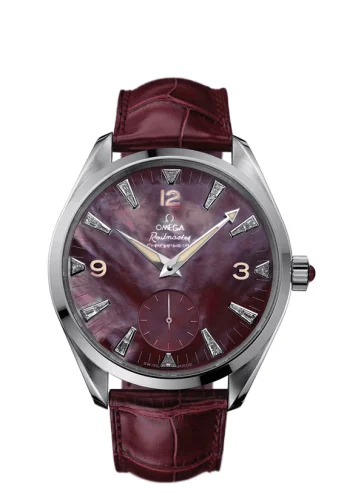 Omega - 2806.77.40 Seamaster Aqua Terra 150M Hand Wound 49.2 Railmaster Stainless Steel / Red MOP