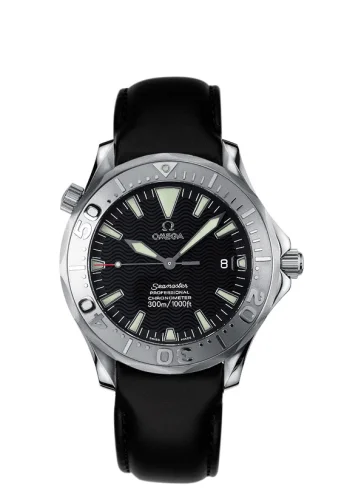 Omega - 2830.50.91 Seamaster Diver 300M Automatic 41 Stainless Steel / White Gold / Black / Leather