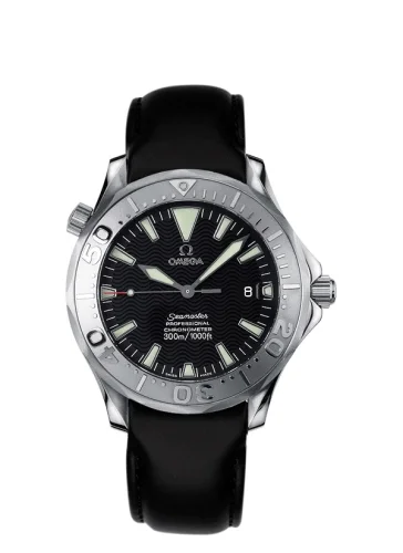 Omega Omega - 2830.50.91 Seamaster Diver 300M Automatic 41 Stainless Steel / White Gold / Black / Leather