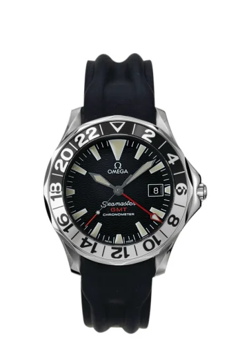 Omega Seamaster Diver 300M Automatic 41 GMT Stainless Steel / Black / Rubber