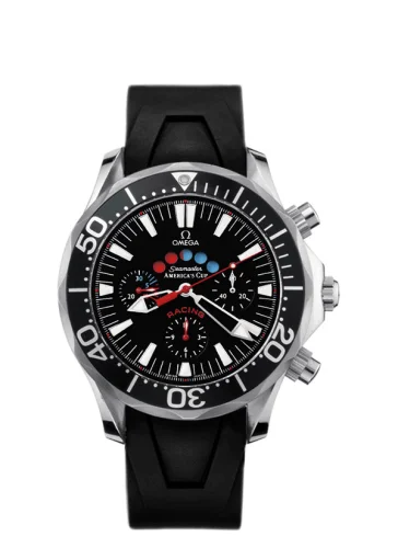 Omega Seamaster Diver 300M Automatic 44 Racing Chronometer Stainless Steel / Black / Rubber / America's Cup