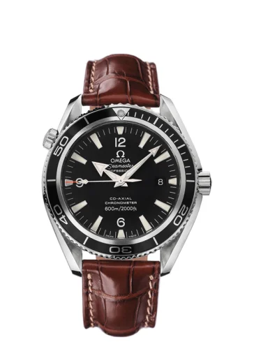 Omega - 2901.50.37 Seamaster Planet Ocean 600M Co-Axial 42 Stainless Steel / Black / Alligator