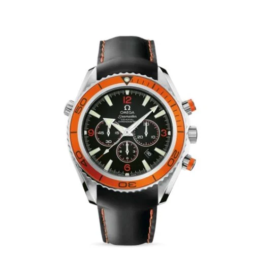 Omega - 2918.50.82 Seamaster Planet Ocean 600M Co-Axial 45.5 Chronograph Stainless Steel / Orange / Rubber