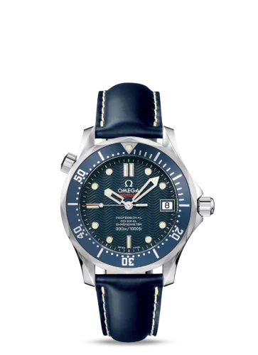 Omega - 2922.80.91 Seamaster Diver 300M Co-Axial 36.25 Stainless Steel / Blue / Rubber