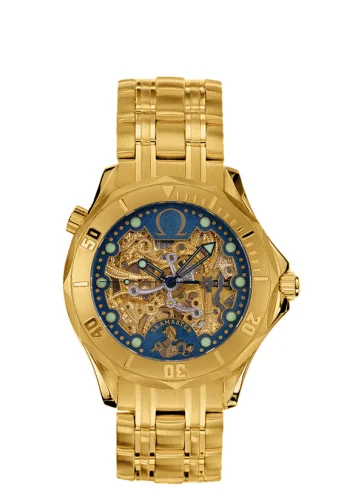 Omega - 2931.80.00 Seamaster Diver 300M Automatic 41 Yellow Gold / Skeleton / Bracelet / 50th Anniversary