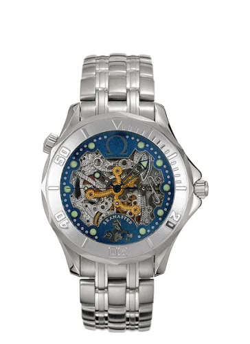 Omega Seamaster Diver 300M Automatic 41 White Gold / Skeleton / Bracelet / 50th Anniversary