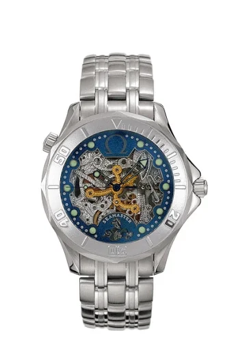 Omega Omega - 2932.80.00 Seamaster Diver 300M Automatic 41 White Gold / Skeleton / Bracelet / 50th Anniversary