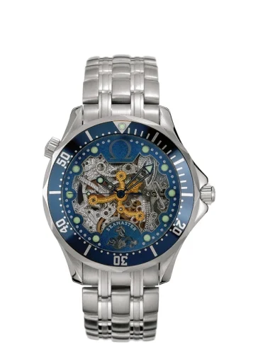 Omega Omega - 2934.80.00 Seamaster Diver 300M Automatic 41 White Gold / Skeleton / Bracelet / 50th Anniversary