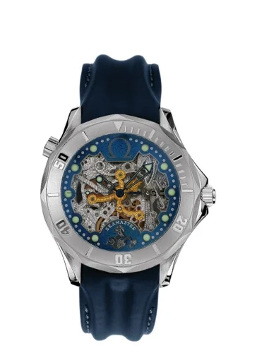 Omega Omega - 2942.80.03 Seamaster Diver 300M Automatic 41 White Gold / Skeleton / Leather / 50th Anniversary