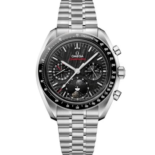 Omega Speedmaster Moonphase Stainless Steel / Black Meteorite / Bracelet