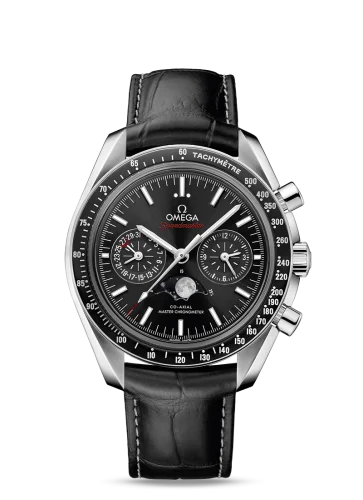 Omega - 304.33.44.52.01.001 Speedmaster Moonphase Chronograph Master Chronometer Stainless Steel / Black