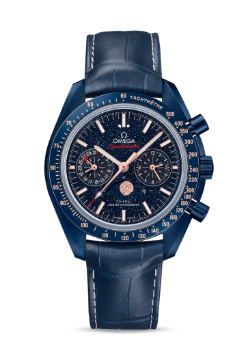 Omega - 304.93.44.52.03.002 Speedmaster Moonphase Chronograph Master Chronometer Blue Side of the Moon Aventurine