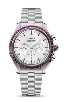 Omega - 310.55.42.50.52.001 Speedmaster Professional Moonwatch 3861 Canopus Gold - Ruby / Silver - Ruby / Bracelet