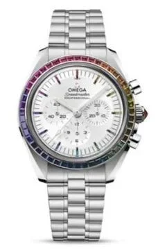 Omega - 310.55.42.50.52.002 Speedmaster Professional Moonwatch 3861 Canopus Gold - Rainbow / Silver - Rainbow / Bracelet