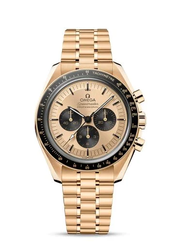 Omega - 310.60.42.50.99.002 Speedmaster Professional Moonwatch 3861 Moonshine Gold / Moonshine Gold / Bracelet