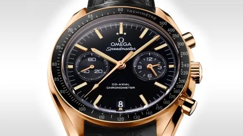 Omega Omega - 311.63.44.51.01.001 Speedmaster Moonwatch Co-Axial Orange Gold / Black