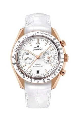 Omega Speedmaster Moonwatch Co-Axial Orange Gold / White