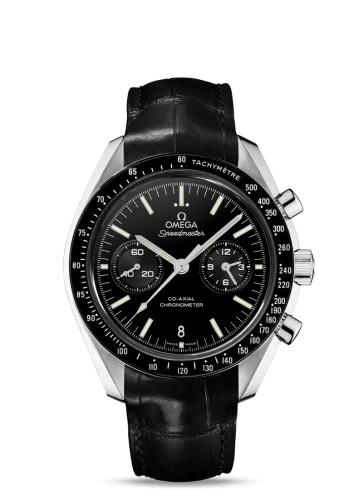 Omega Speedmaster Moonwatch Co-Axial Chronograph Platinum / Black