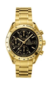 Omega Omega - 3113.53.00 Speedmaster Date 39 Yellow Gold / Black / Bracelet
